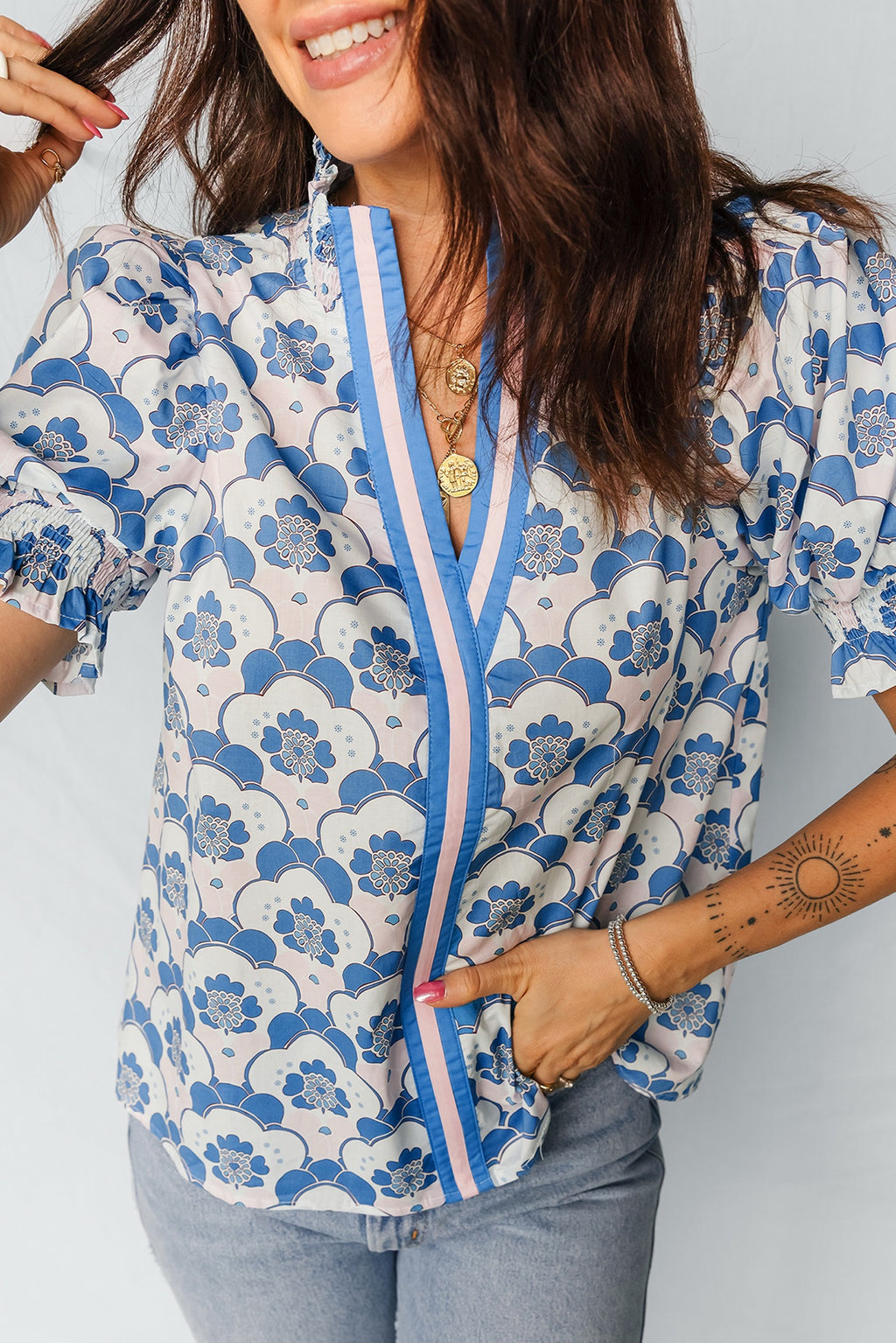 The Kacey Puff Sleeve Top