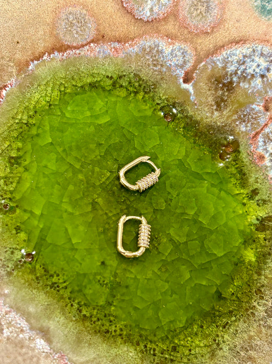 Golden Lock Hoop