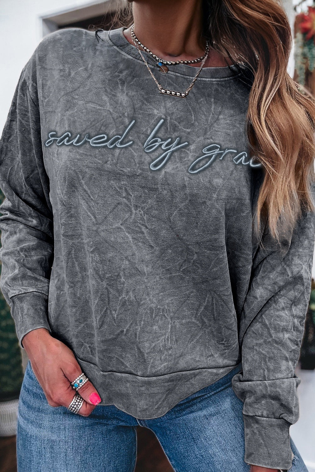 Saved by Grace Sweatshirt
