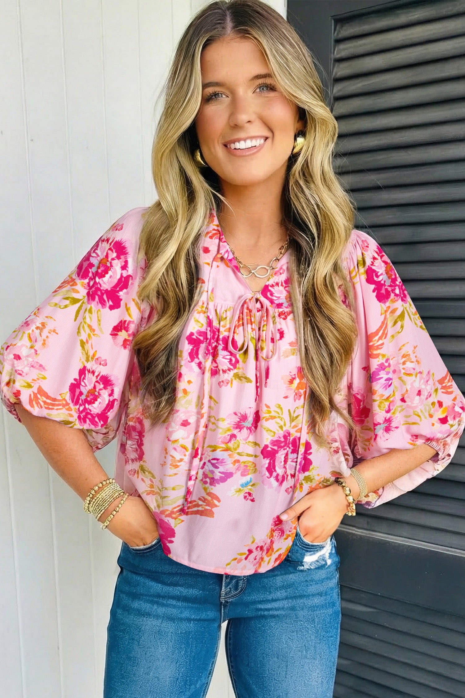Greta Floral Top