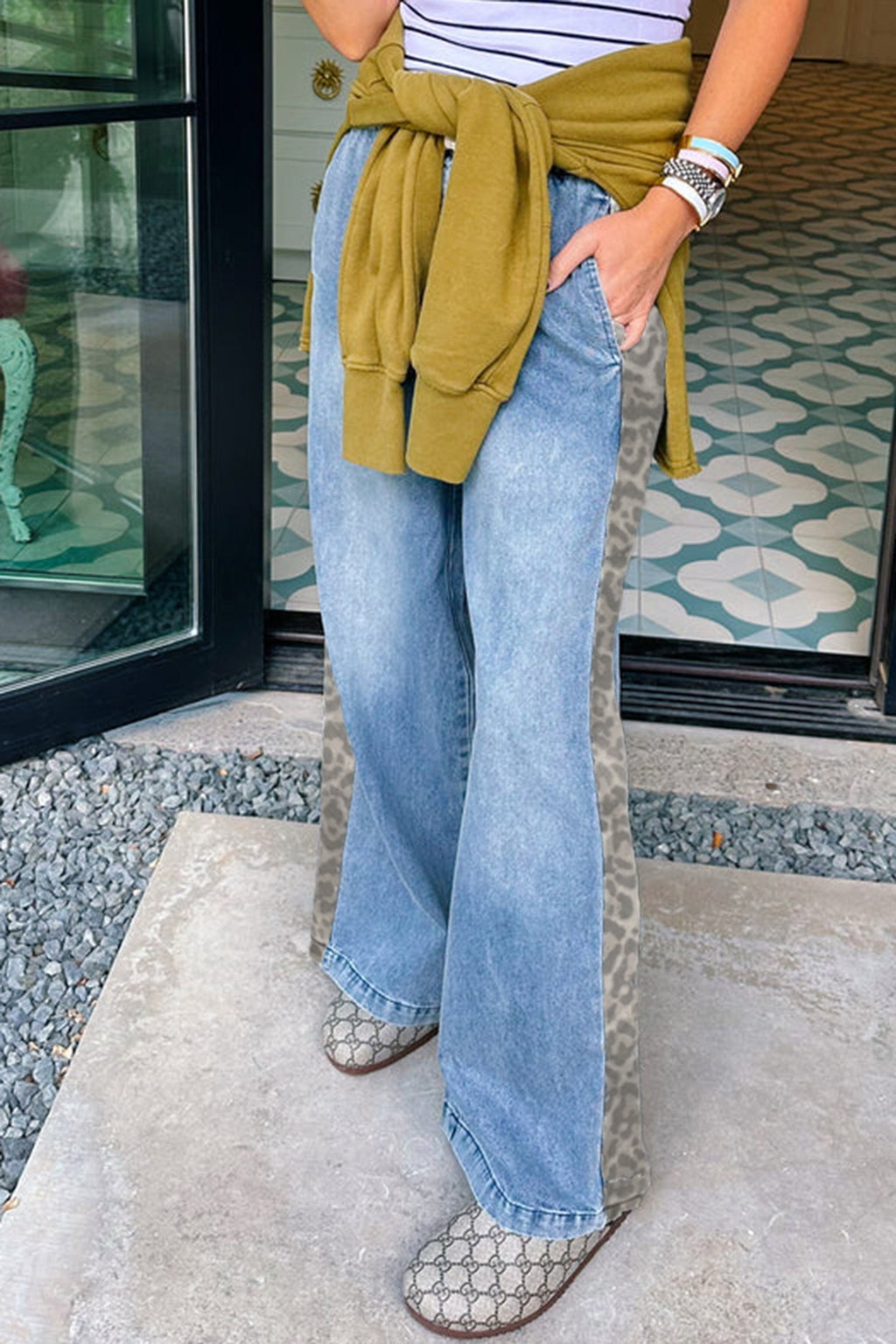 The Harley Leopard Jean