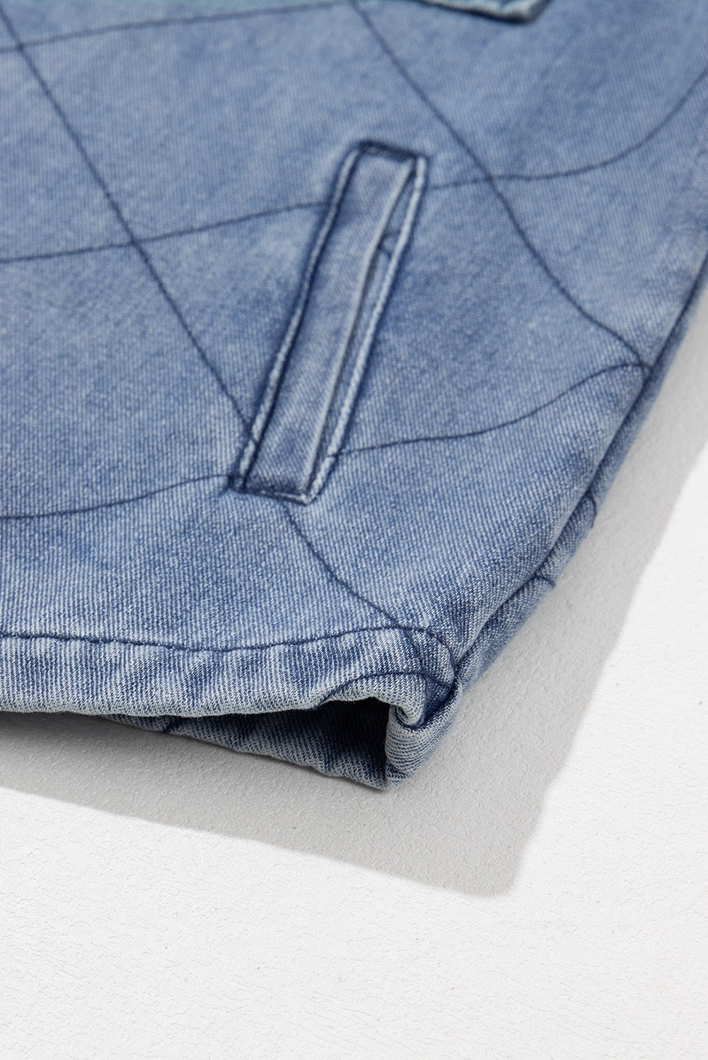 So Cozy Denim Shacket