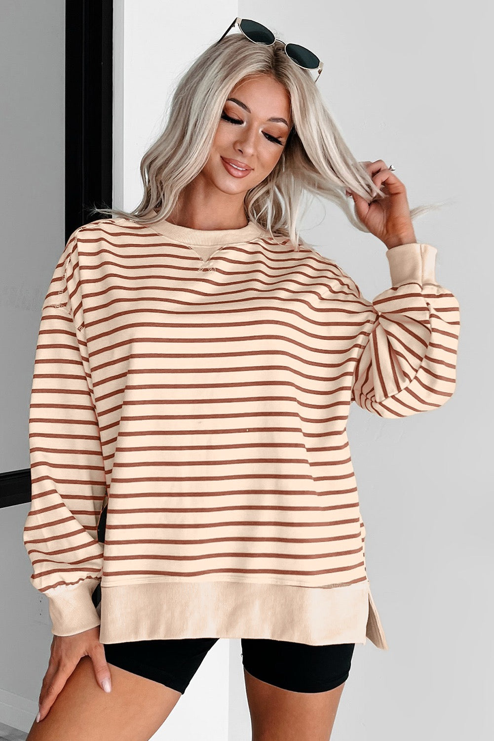 Harley Striped Sweatshirt