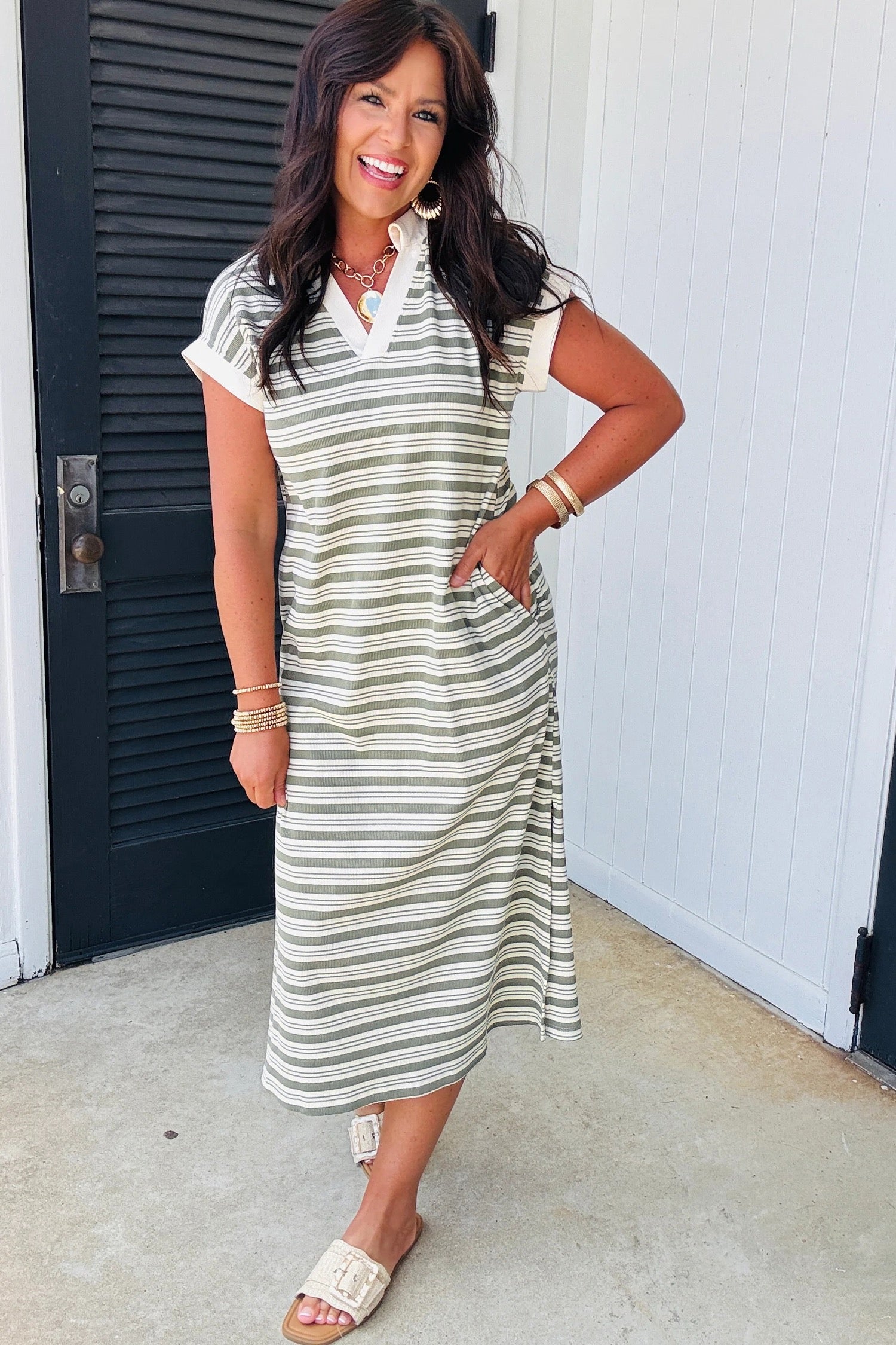 Lorelei Striped Dress