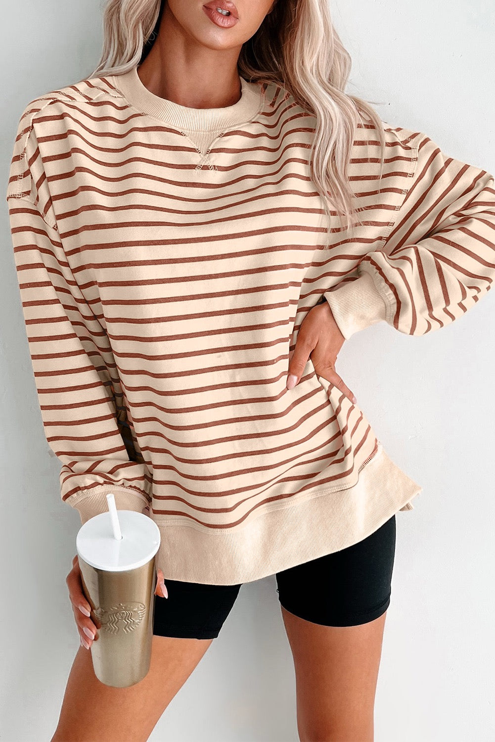 Harley Striped Sweatshirt