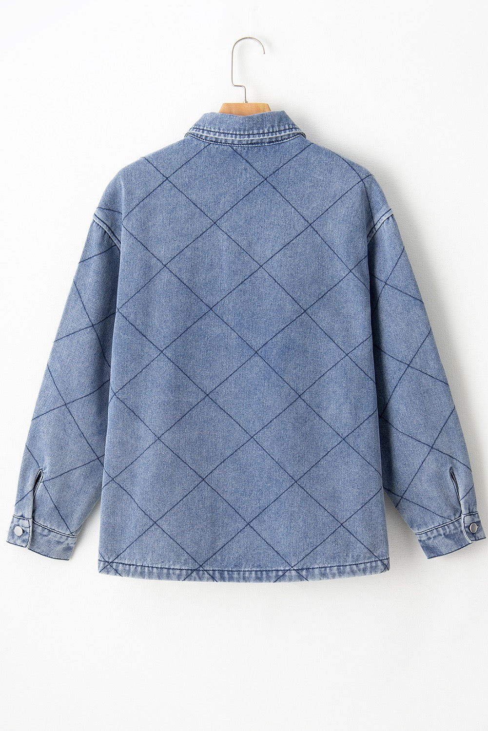 So Cozy Denim Shacket