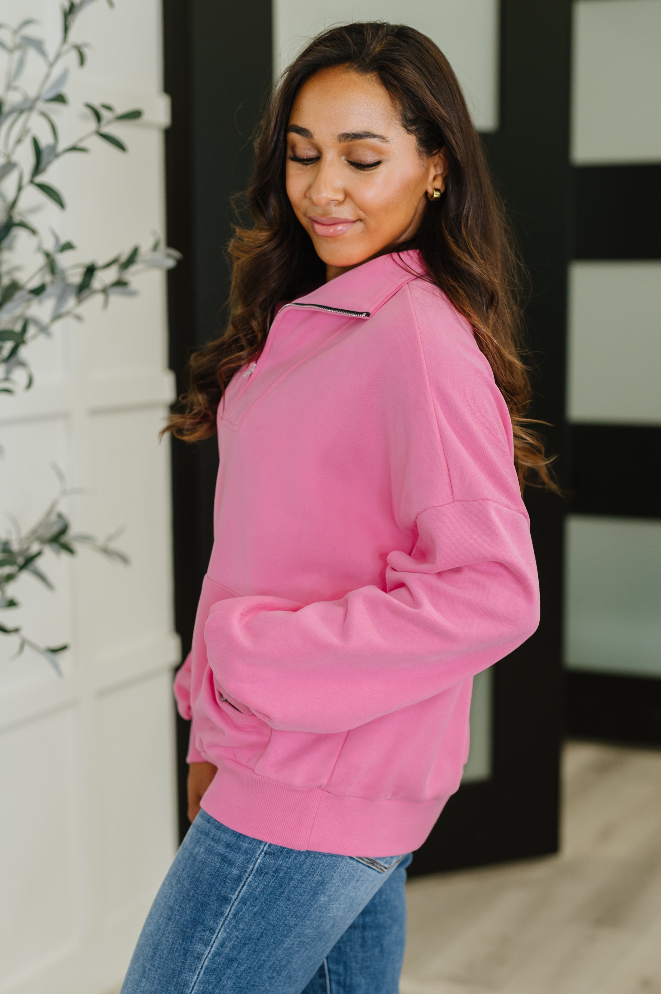 Bonbon Delight Half Zip Pullover