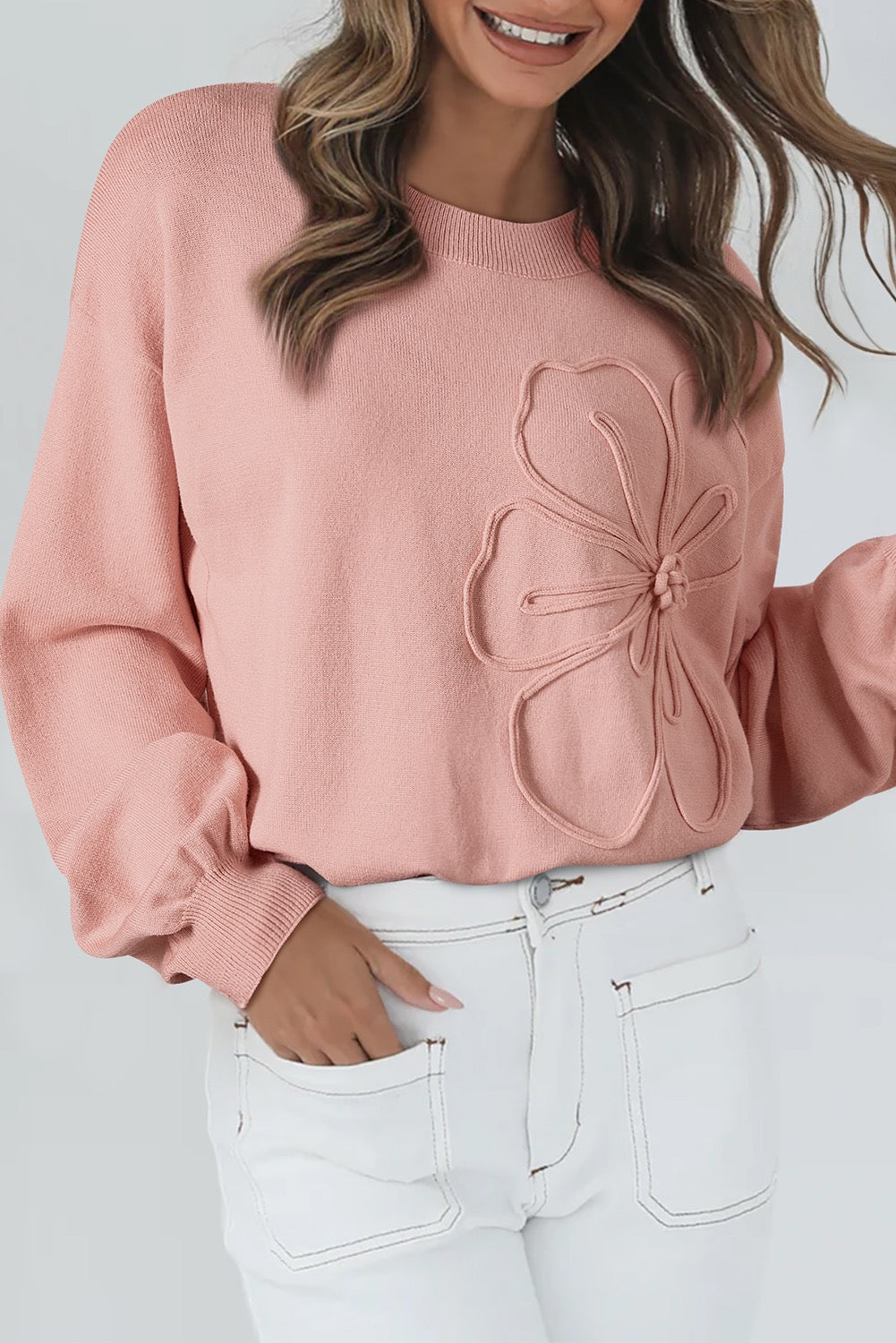Peachy Baby Sweater
