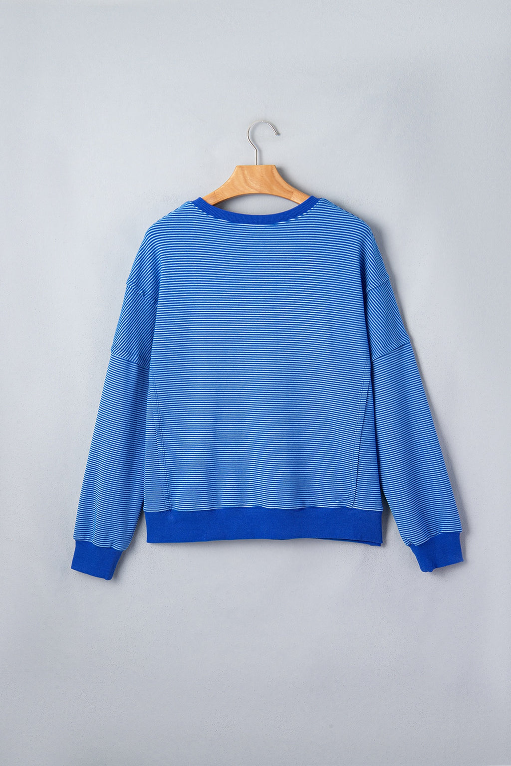 Wrap It In Blue Pullover