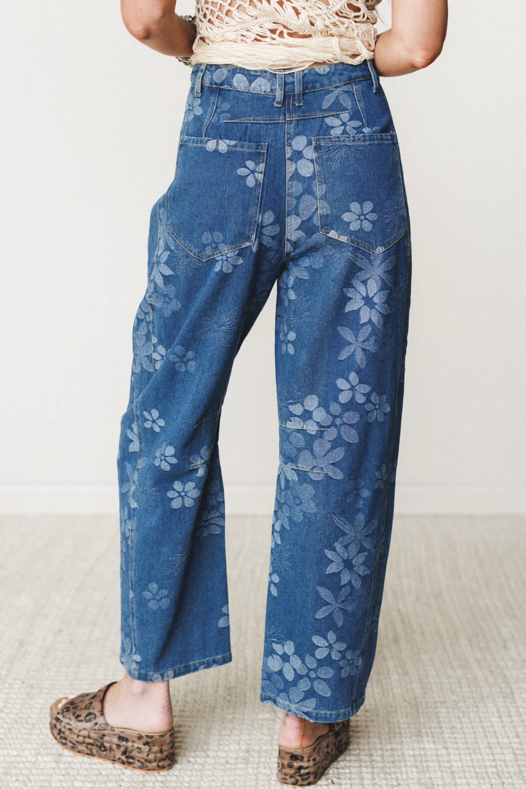 The Carter Floral Jean