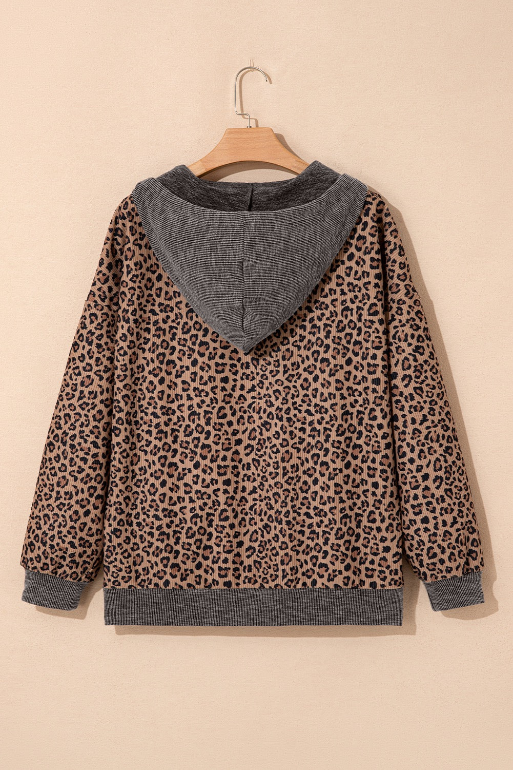 Lera Leopard Half Zip