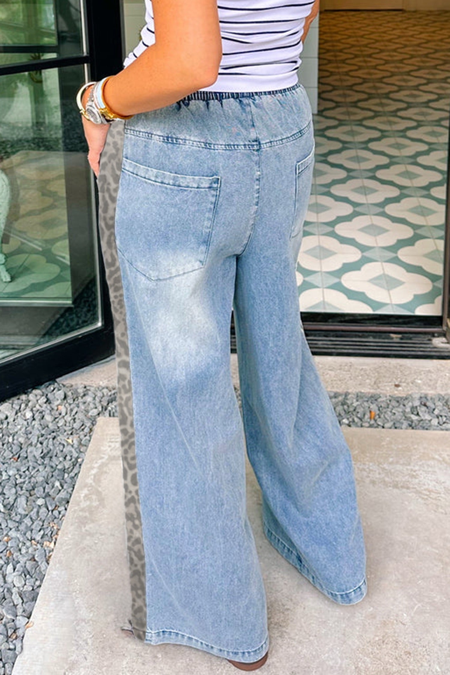 The Harley Leopard Jean