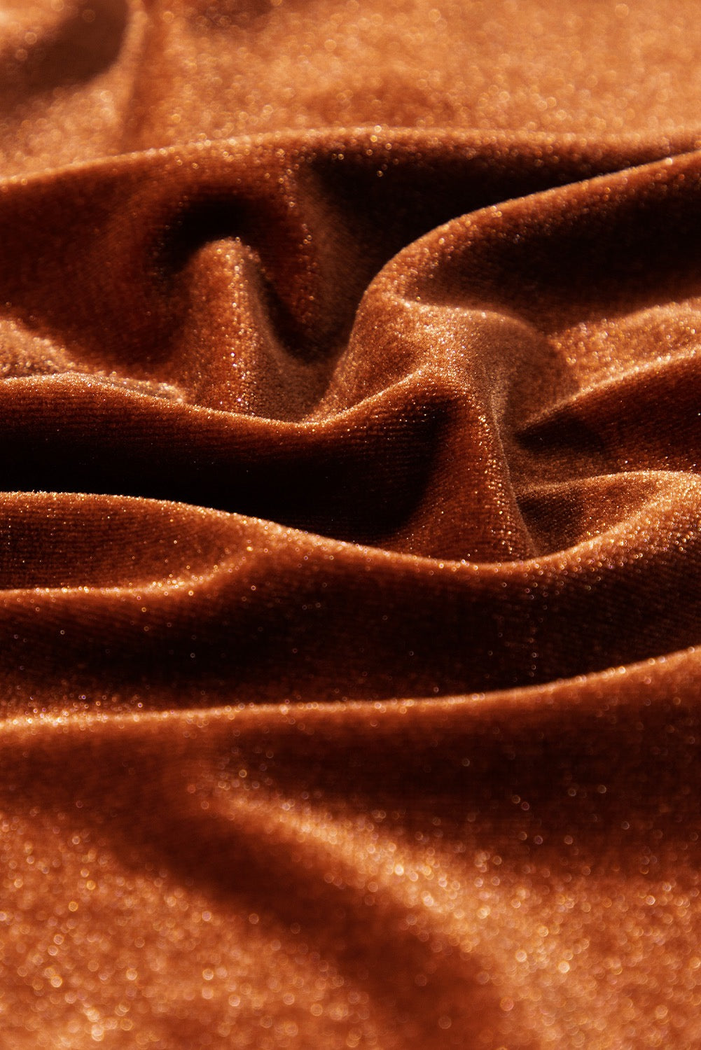 Gold Flame Velvet Top