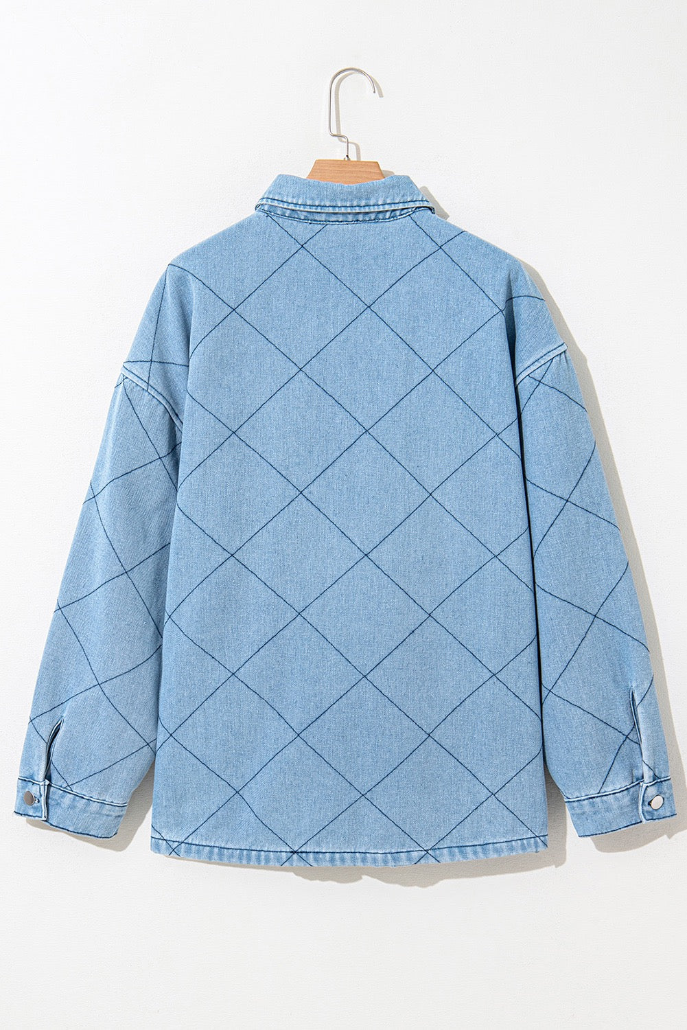 So Cozy Denim Shacket