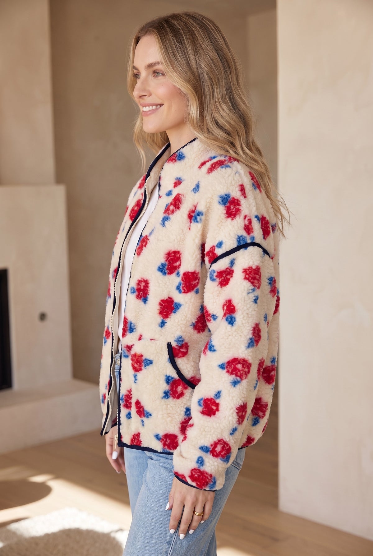 The Bonnie Floral Fleece