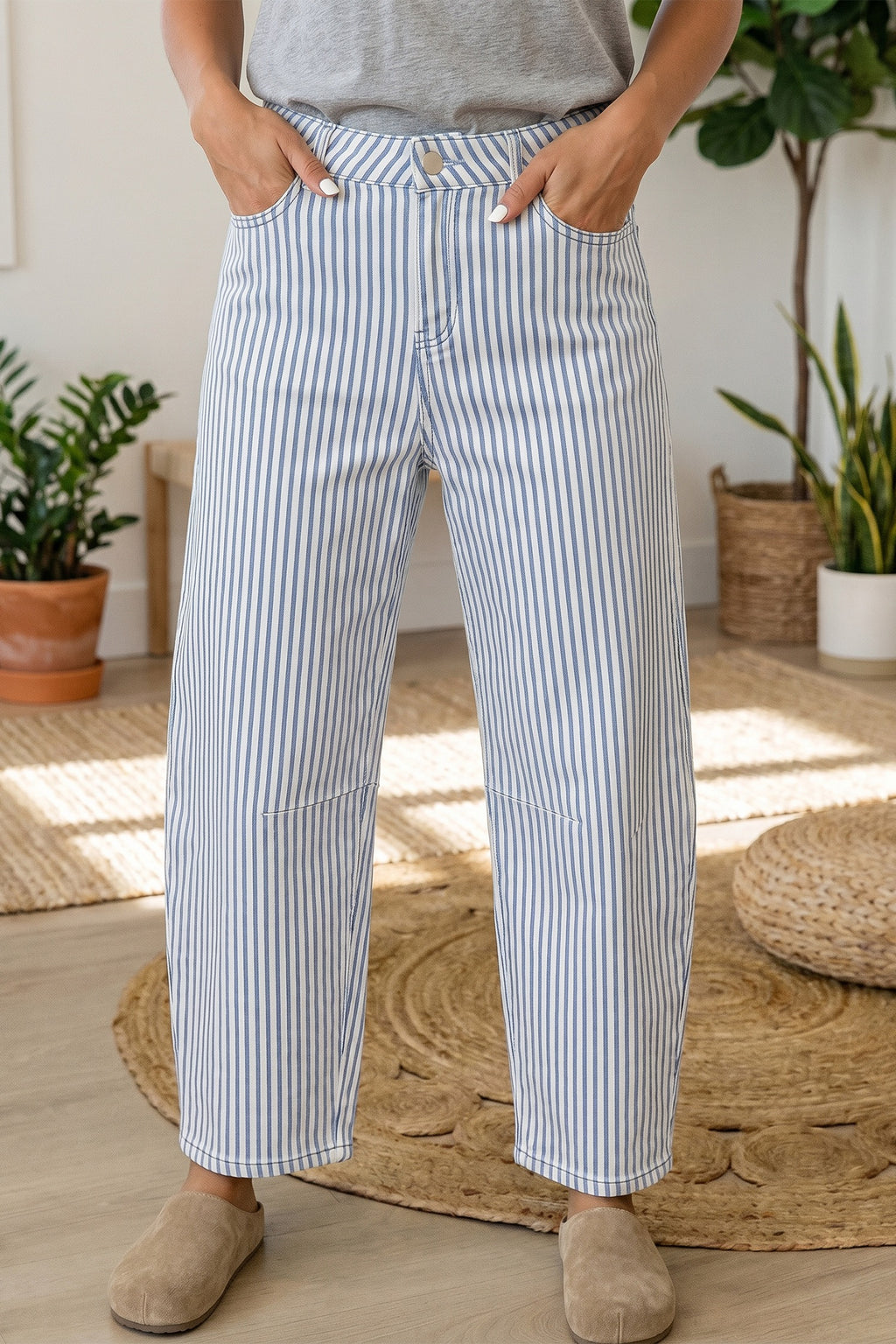Get In Line Barrel Jean