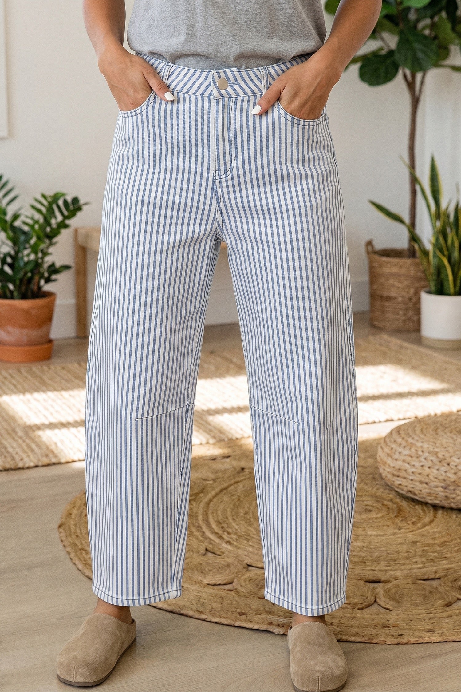 Get In Line Barrel Jean