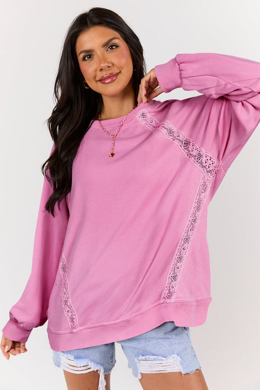 Vivian Lace Sweatshirt