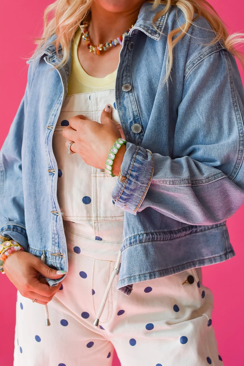 Heidi Denim Drawstring Jacket