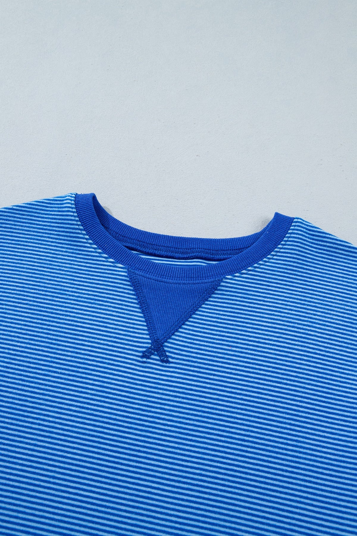 Wrap It In Blue Pullover