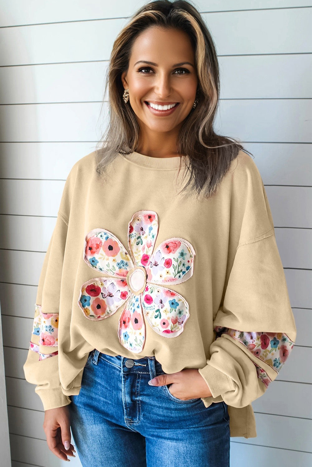 Heidi Flower Pullover