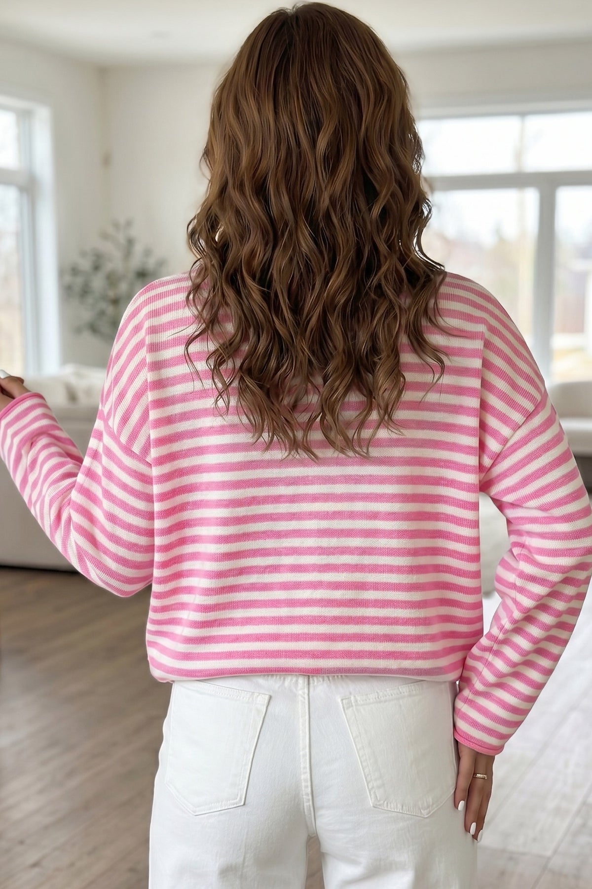 The Haleigh Striped Henley