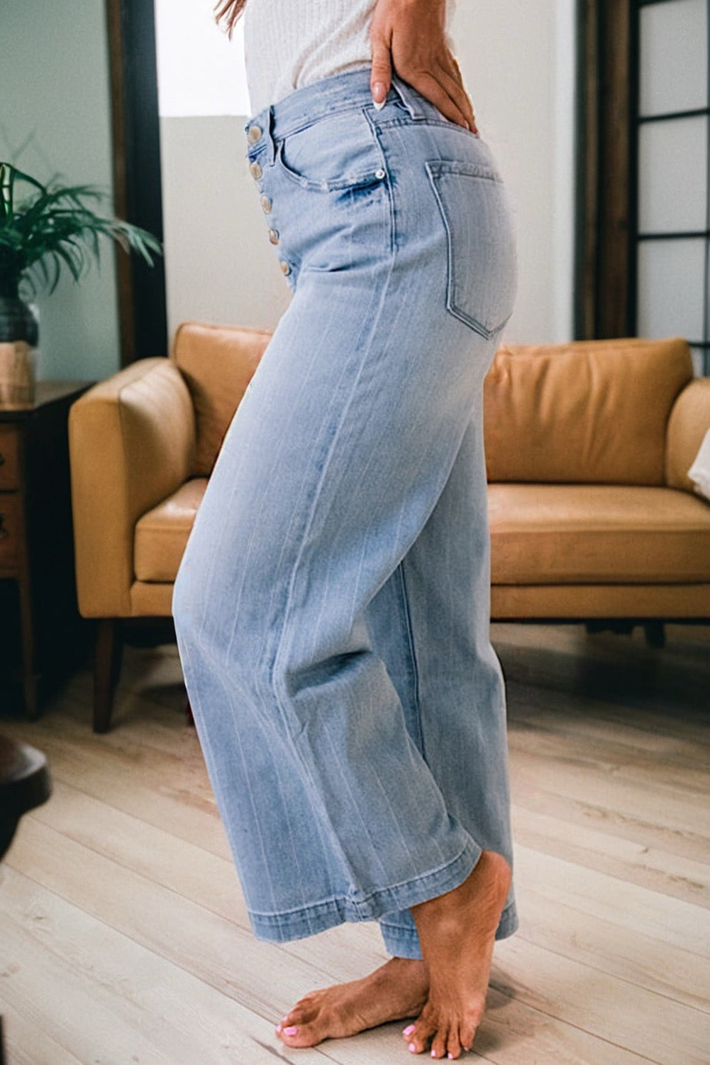 The Addy Pinstripe Jean