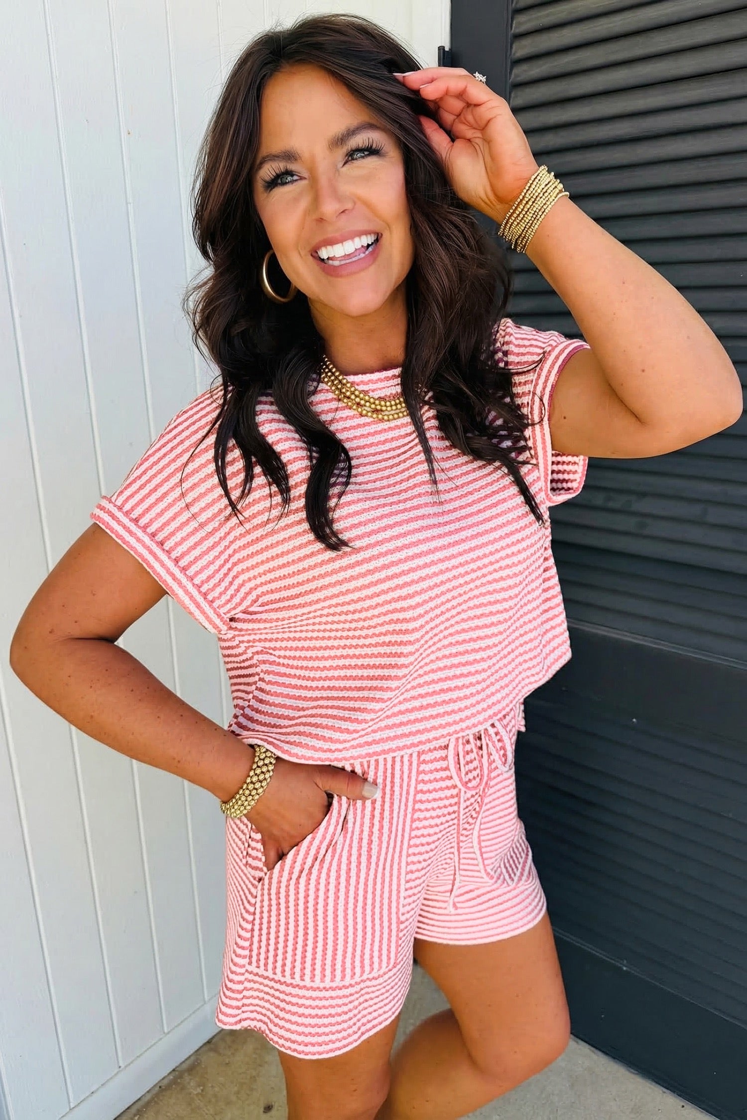 Hallie Stripe Set