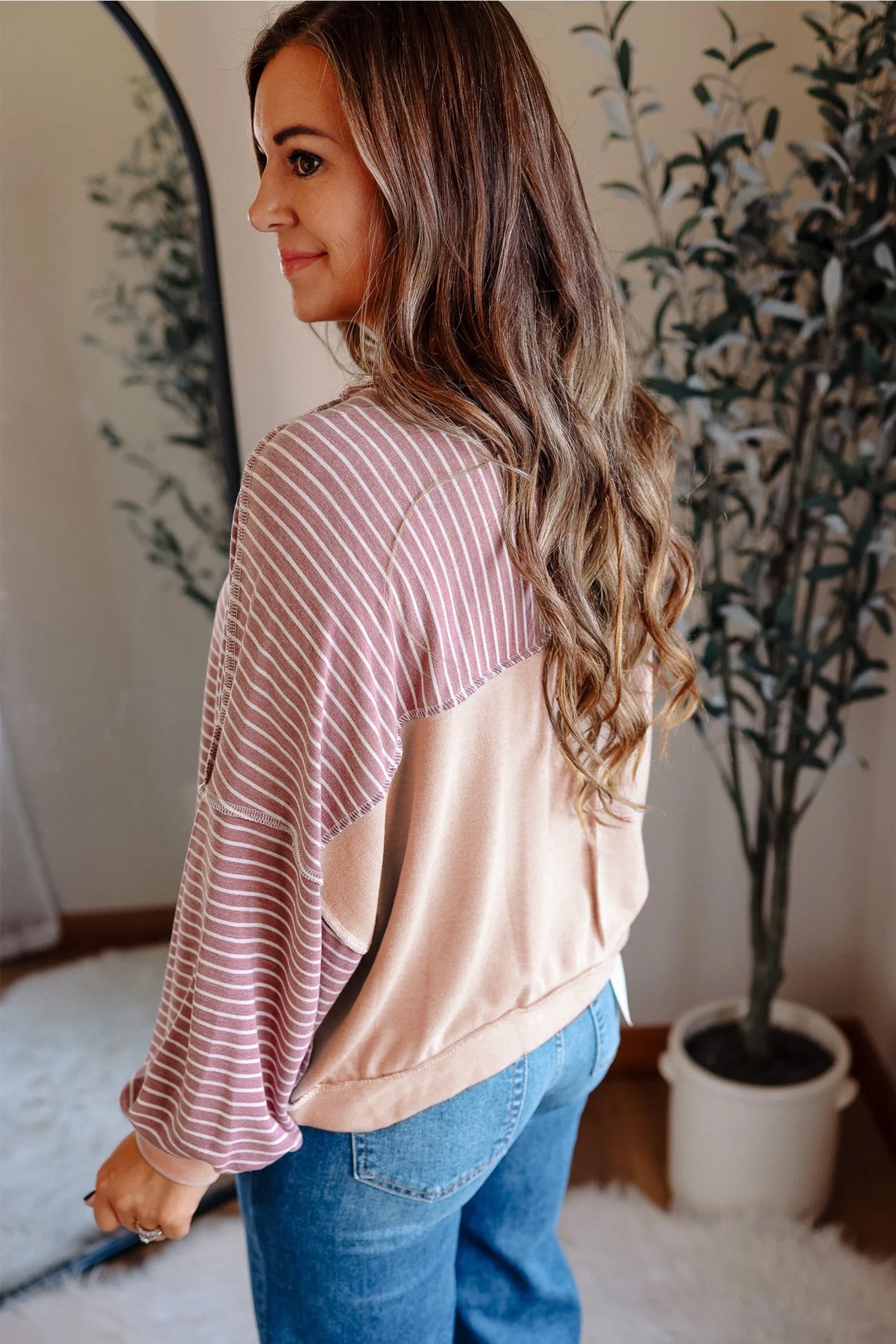 Hayden Striped Pullover