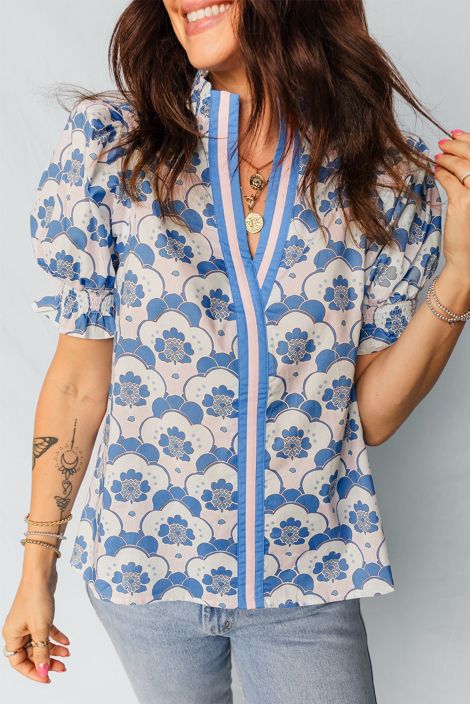 The Kacey Puff Sleeve Top