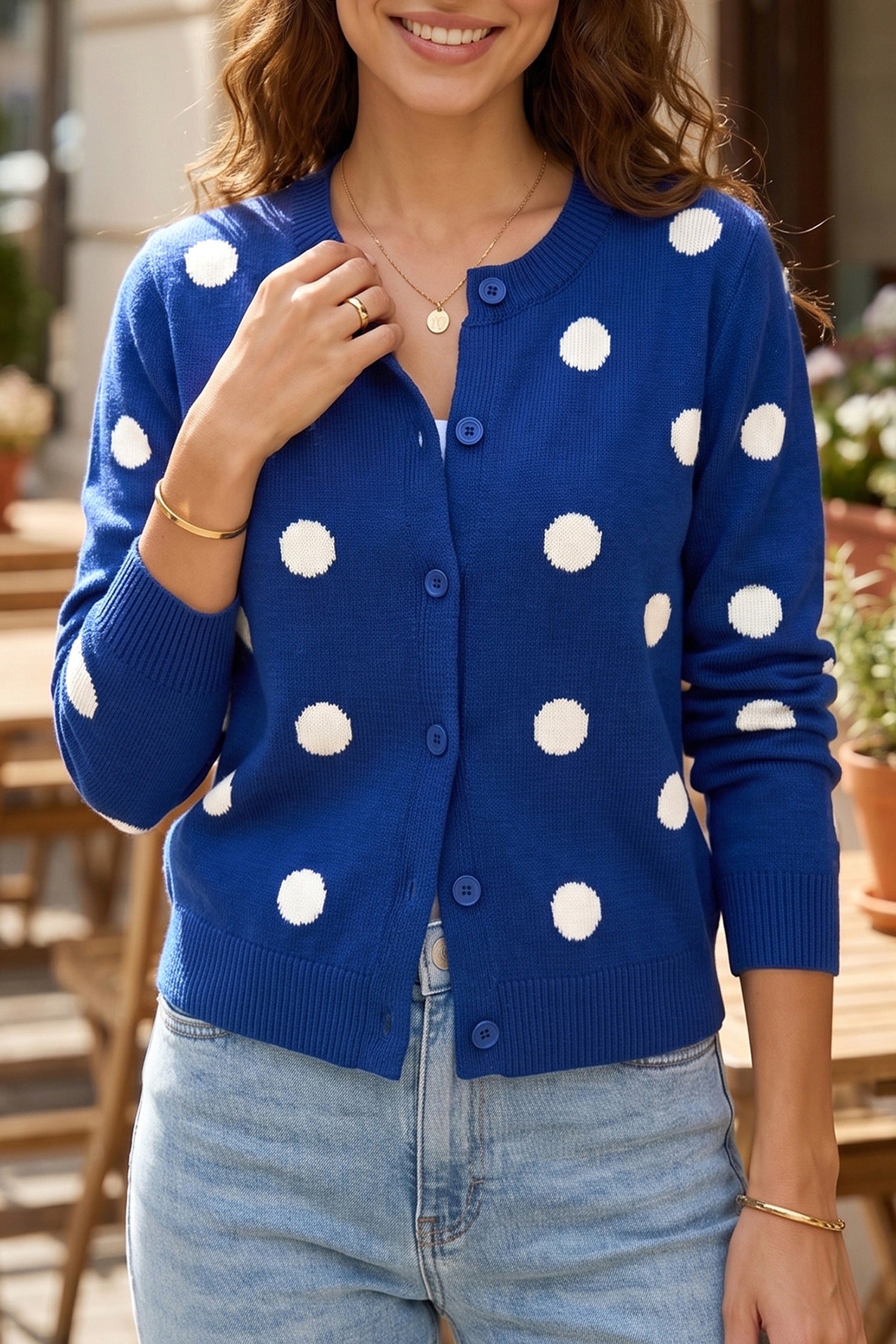 The Jessa Dot Sweater