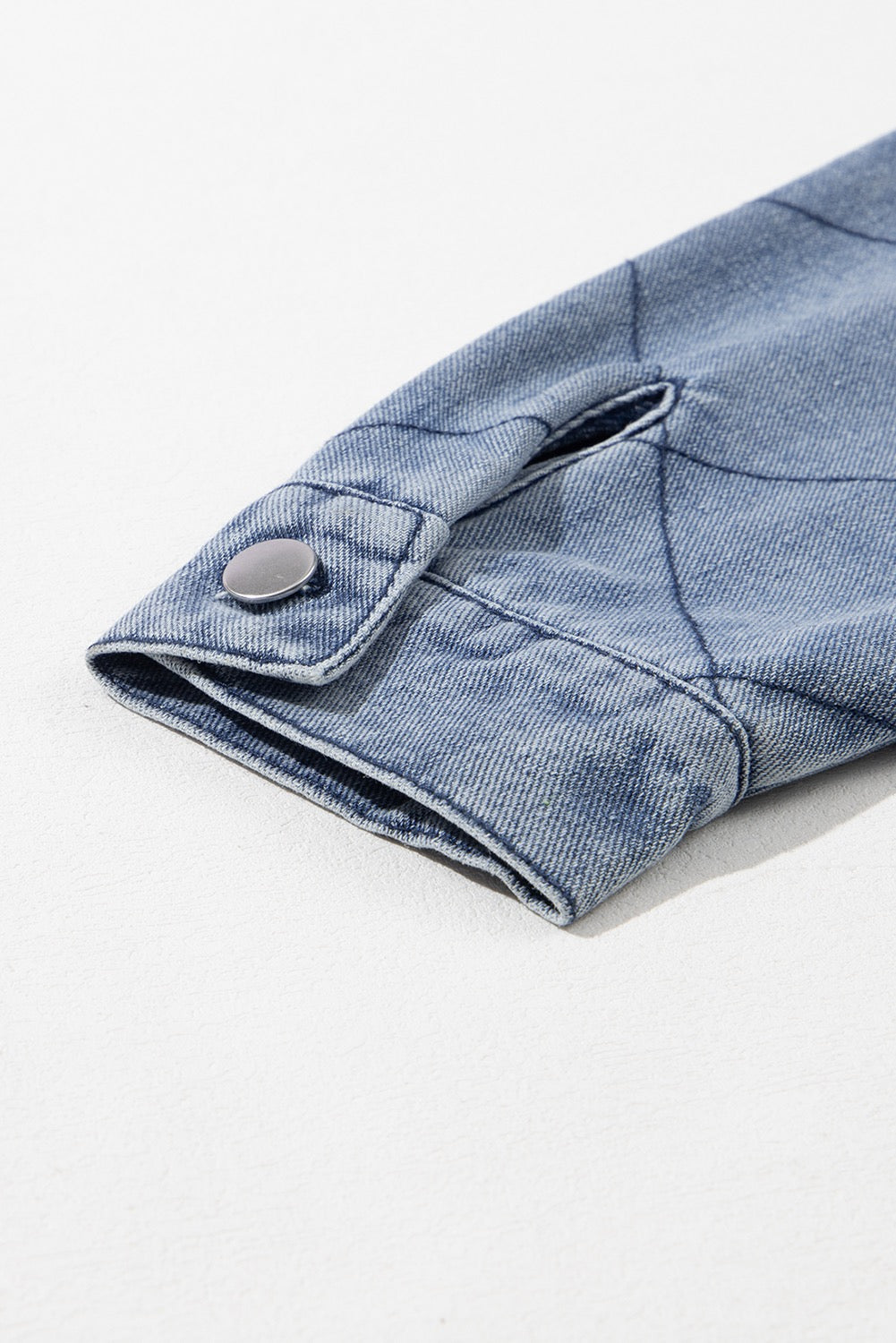 So Cozy Denim Shacket