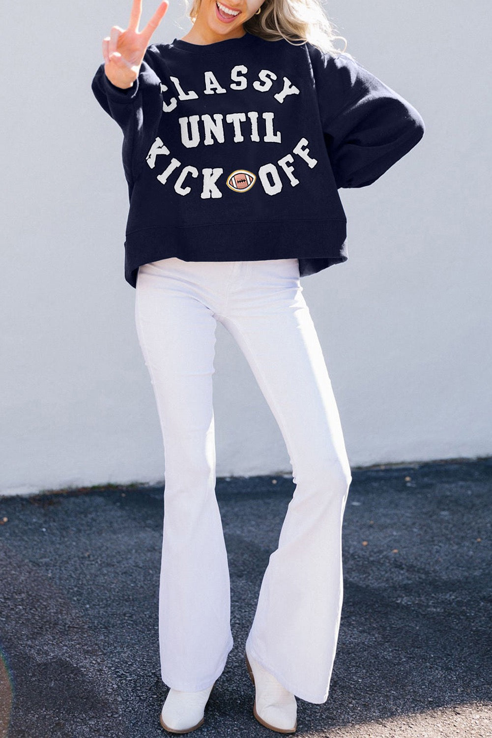 Classy Until Kickoff Sweatshirt