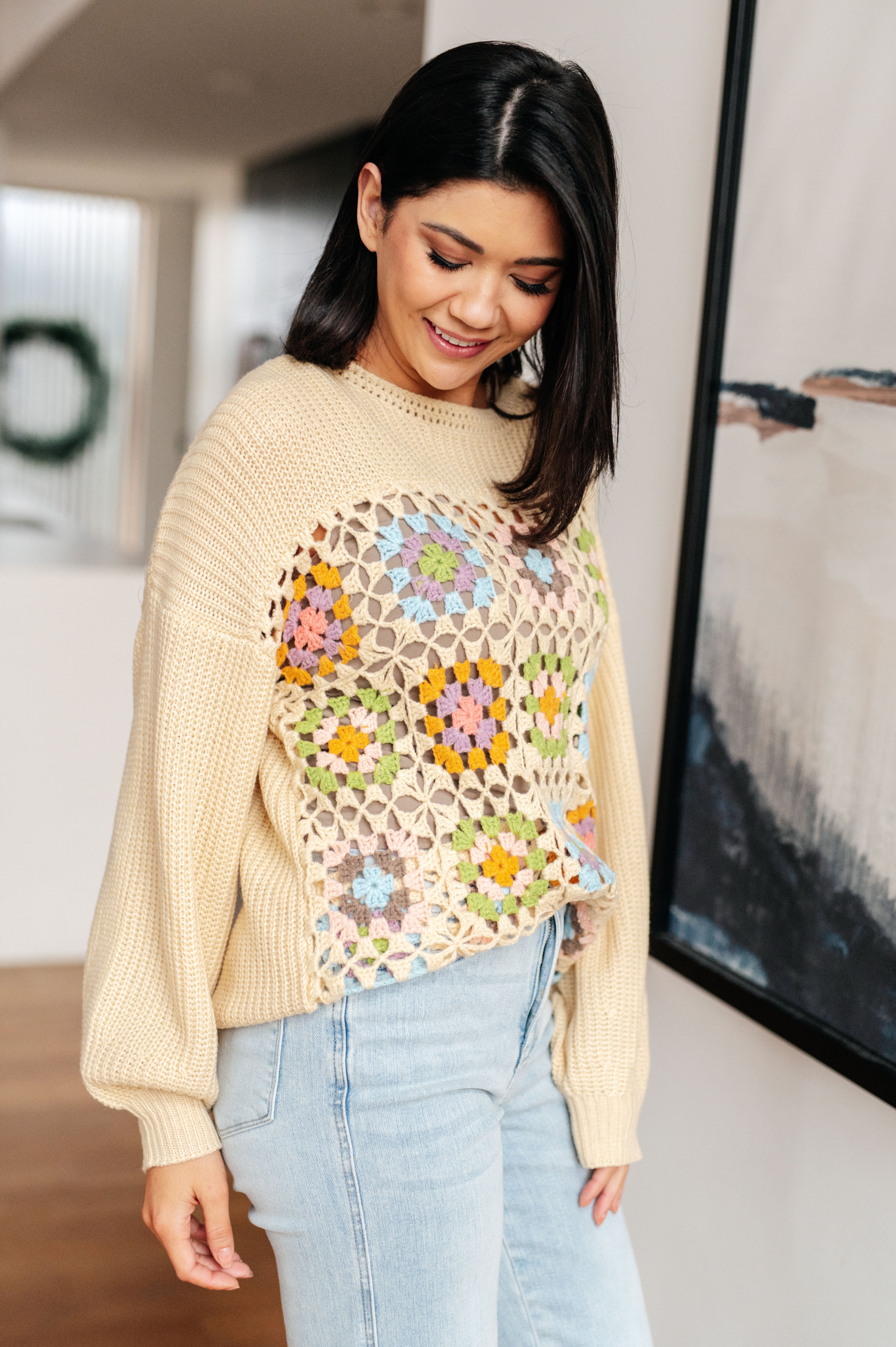 Square Dance Sweater